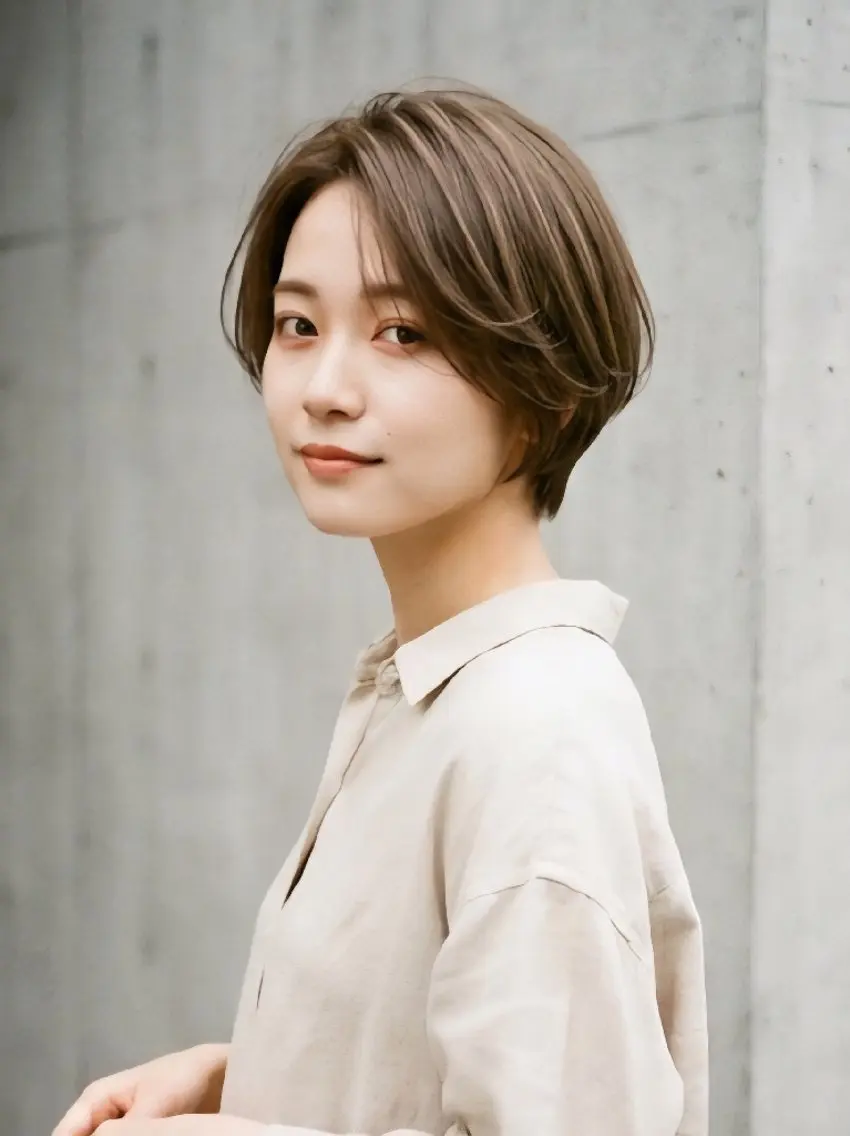 ショート ボブ 髪質改善 ショートヘア カット ヘアカラー トリートメント ショート×髪質改善 【松戸】澤田　周のヘアスタイル
