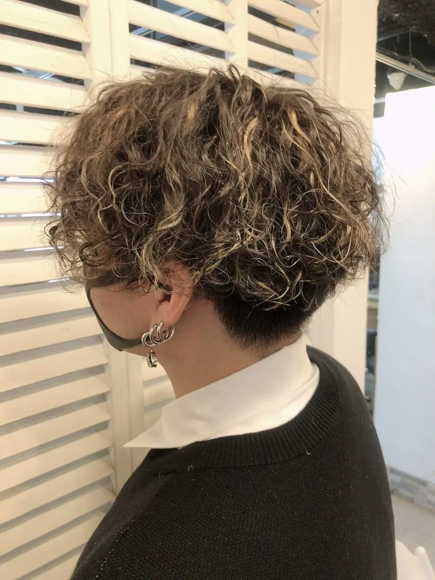 【メンズ】カット＋パーマの写真