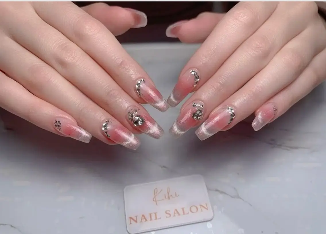 ネイル アートネイル フレンチネイル ジェルネイル グラデーション 韓国ネイル ハンドネイル Nail Salon kihi大塚店のネイルデザイン