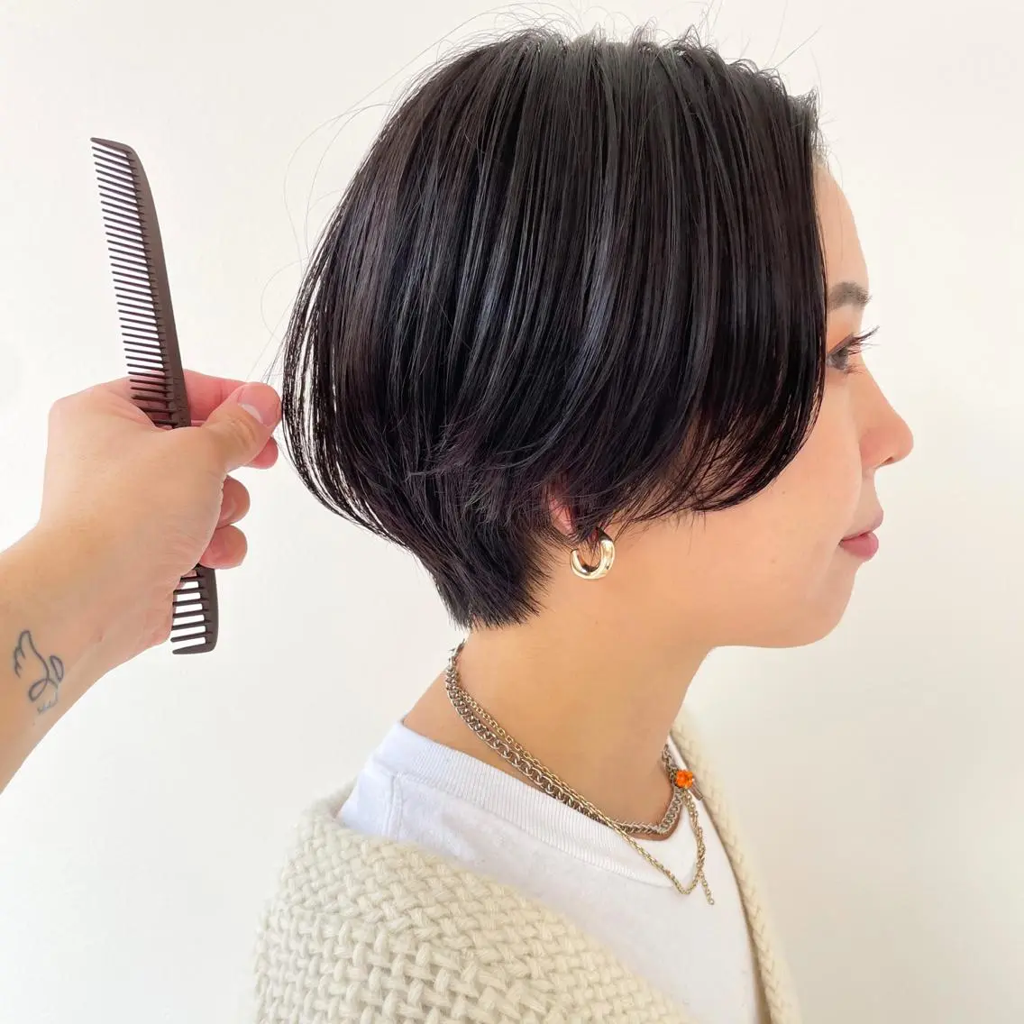 ショート カラー ハンサムショート ボブ ショートヘア ボブ特化✨ 松本竜之介のヘアスタイル