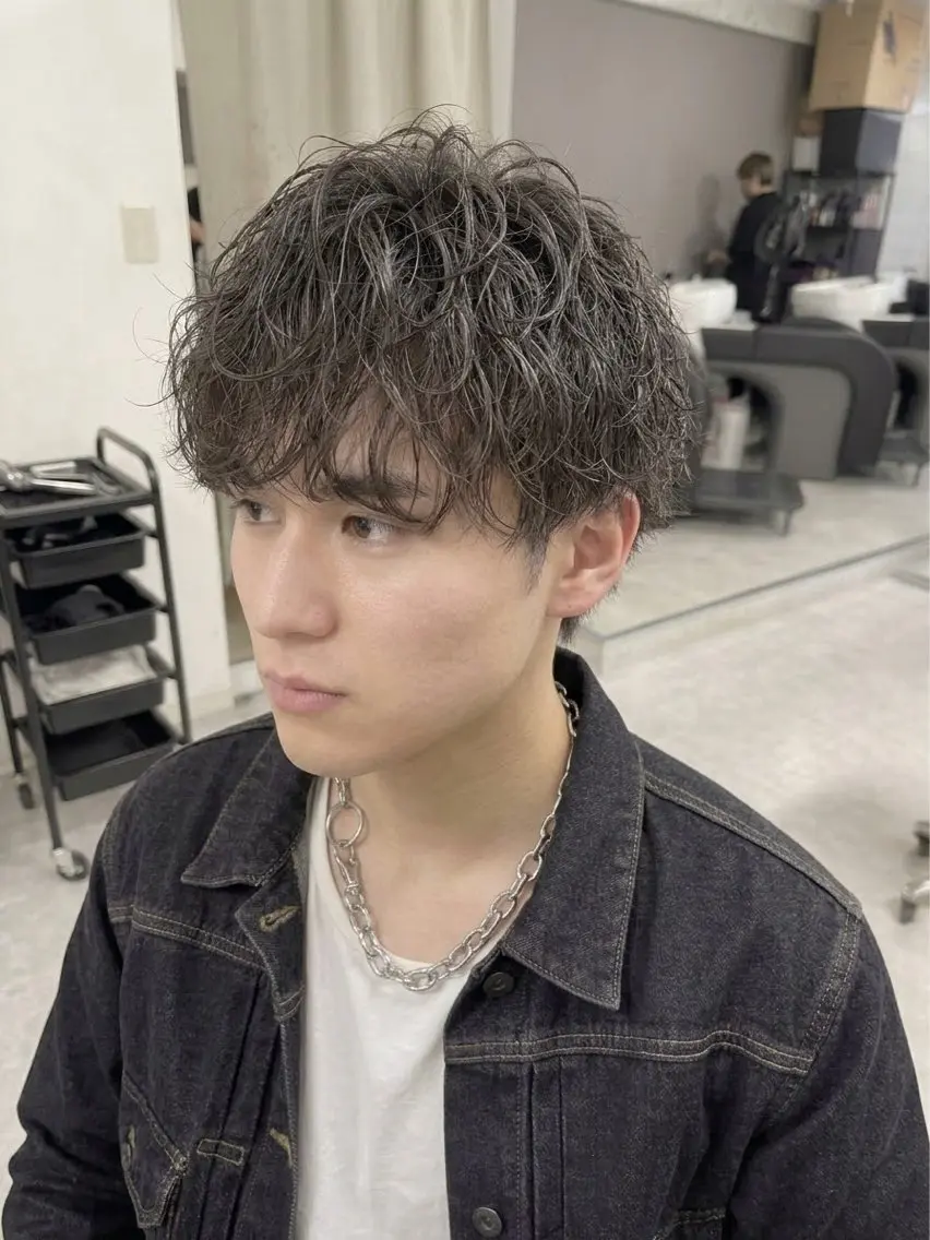 ショート パーマ メンズ カット パーマ メンズカット/パーマ /店長コハシ◎のヘアスタイル