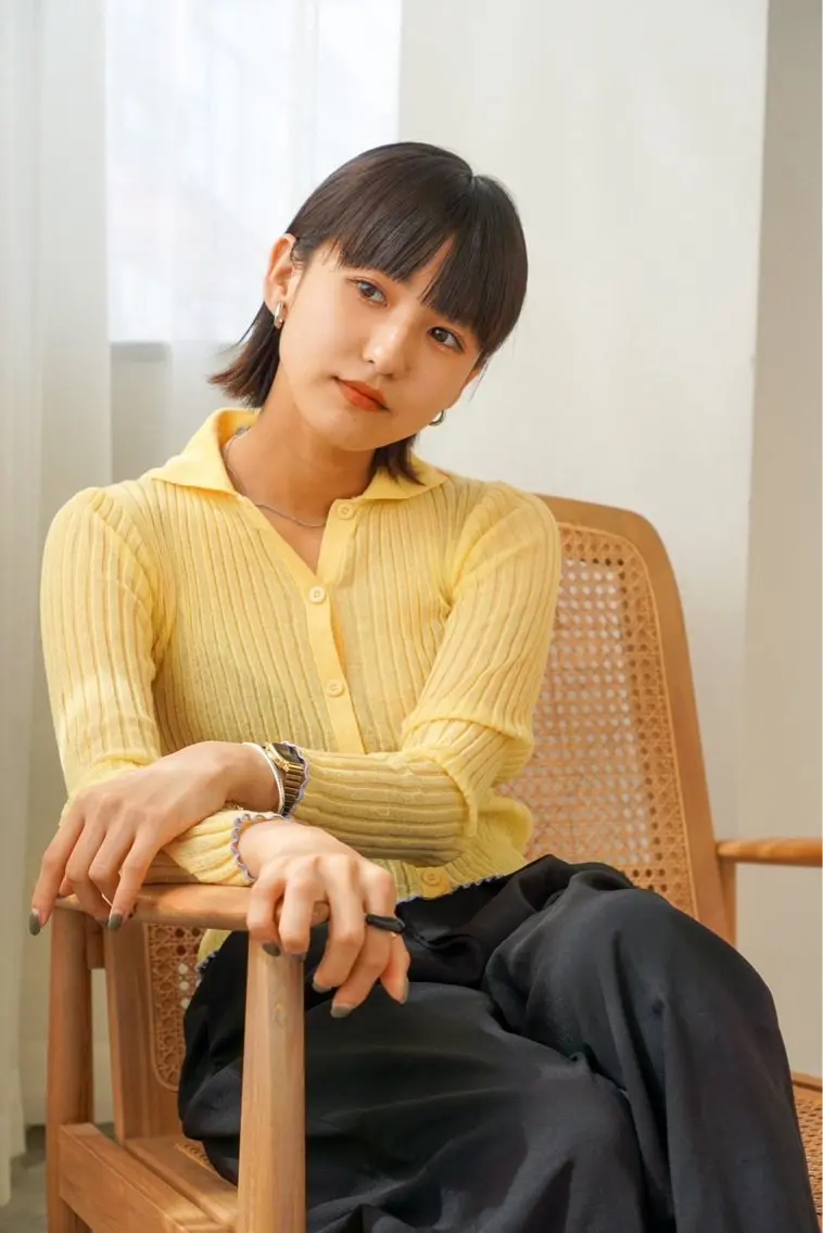 ショート カラー 濱本 栞名のヘアスタイル