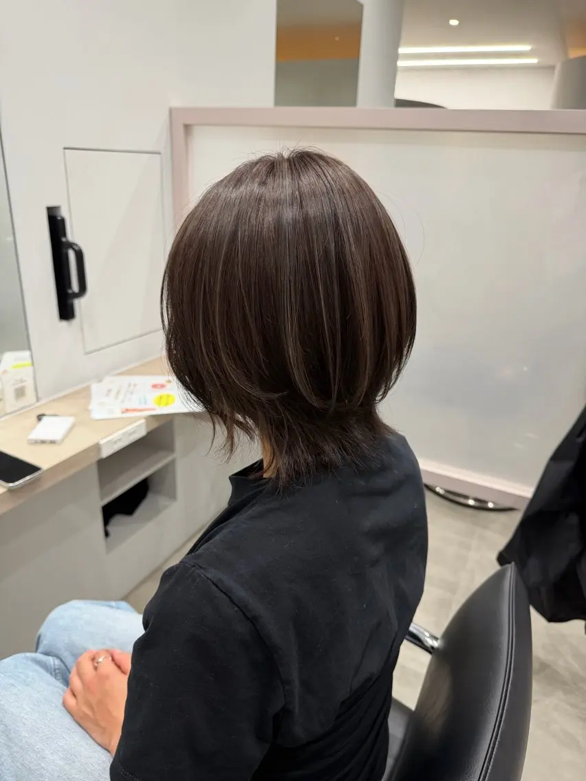 カラー 廣元 早紀のヘアスタイル