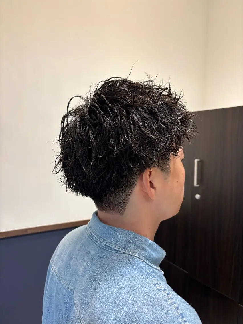 ミディアム カット パーマ shinta スパイキー/グランジのヘアスタイル