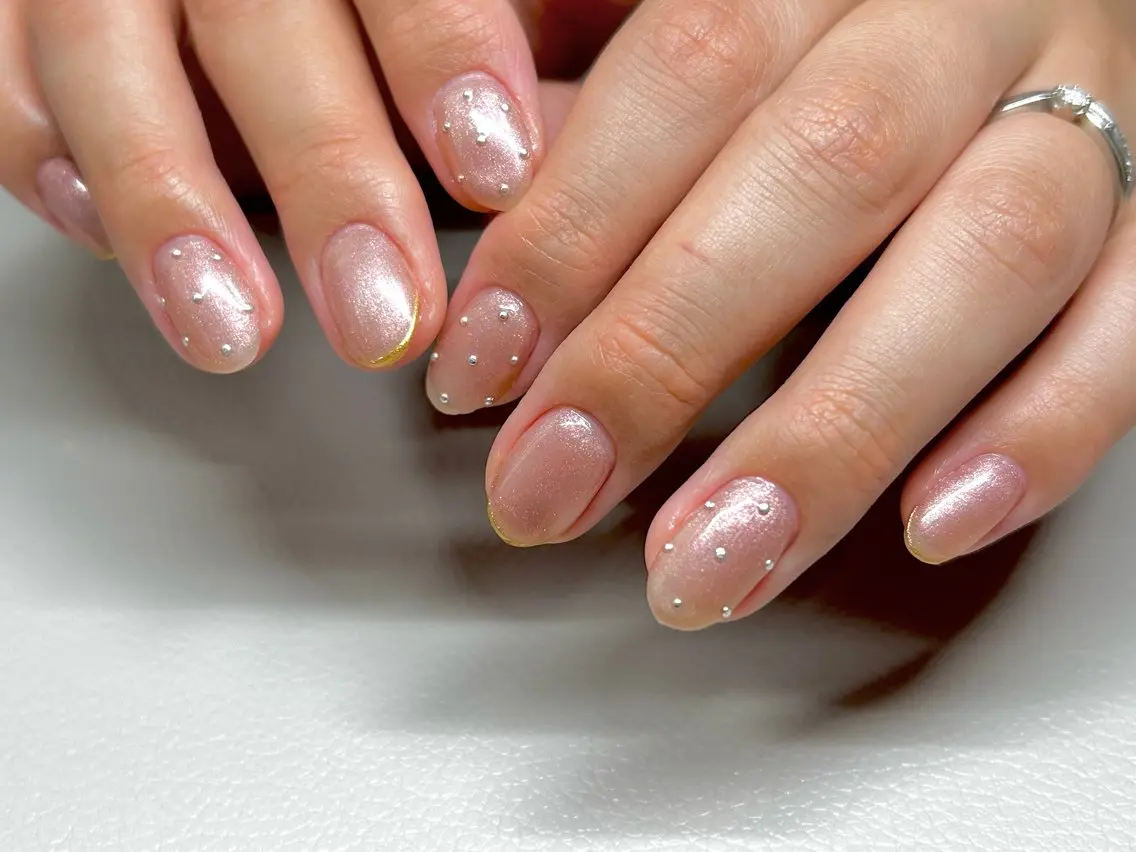 ネイル ピンク amo_nail 岡山市南区自宅ネイルのネイルデザイン