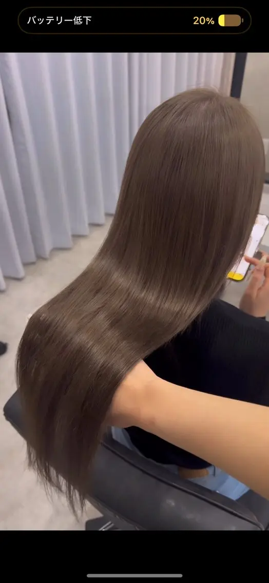 ロング カラー ベージュカラー ブリーチ ブラウンカラー 透明感カラー ダブルカラー 赤み無し柔らかカラー 【梅田】madokaのヘアスタイル