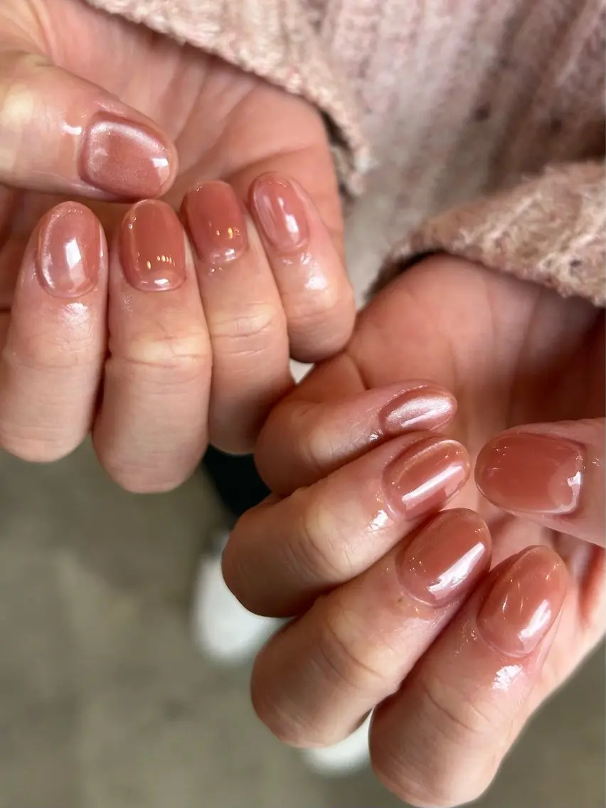 ネイル シンプルネイル Ezura Yumiのネイルデザイン