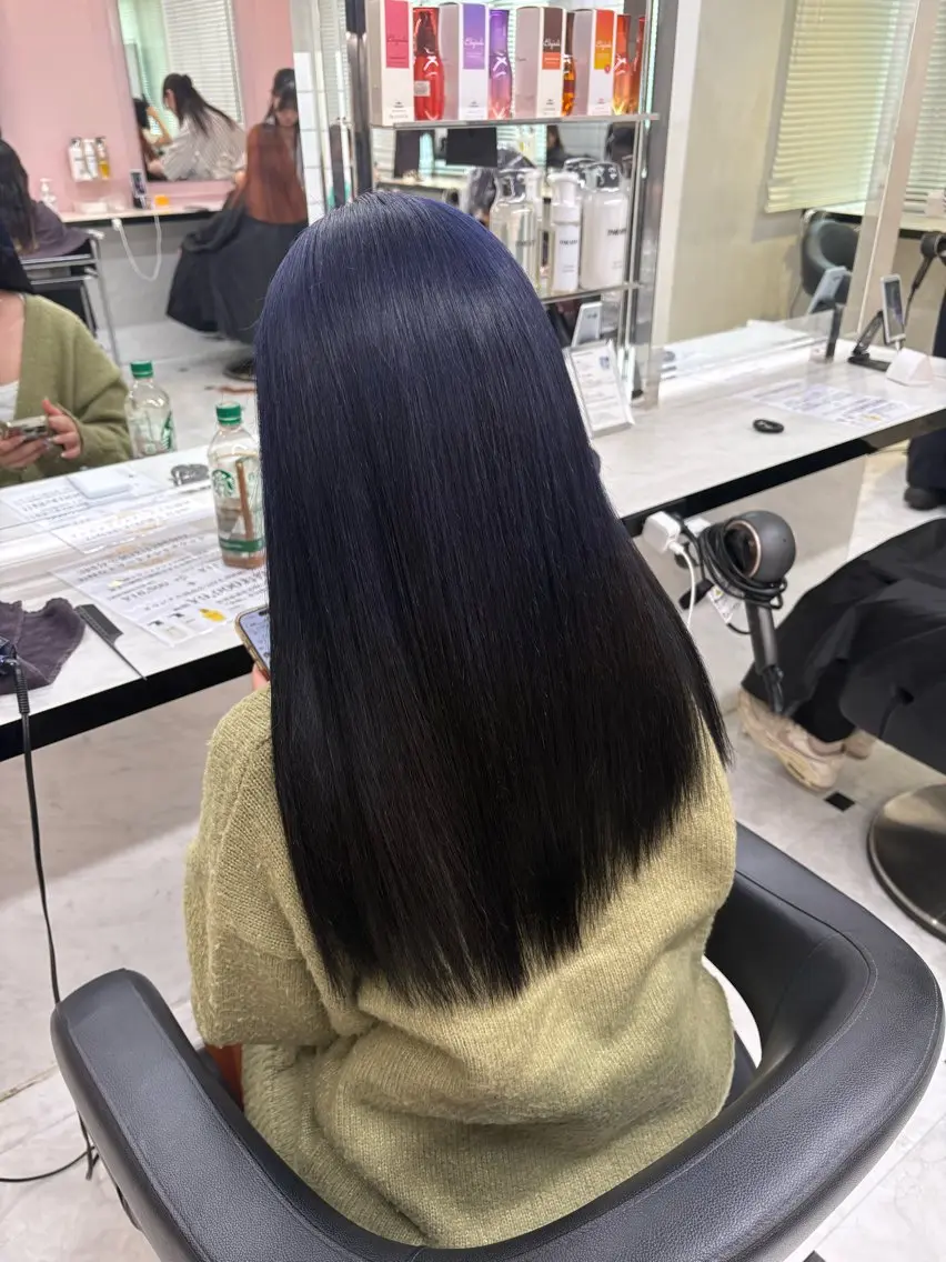 ロング カラー 透明感ベージュカラー 🪞上野🪞AIのヘアスタイル