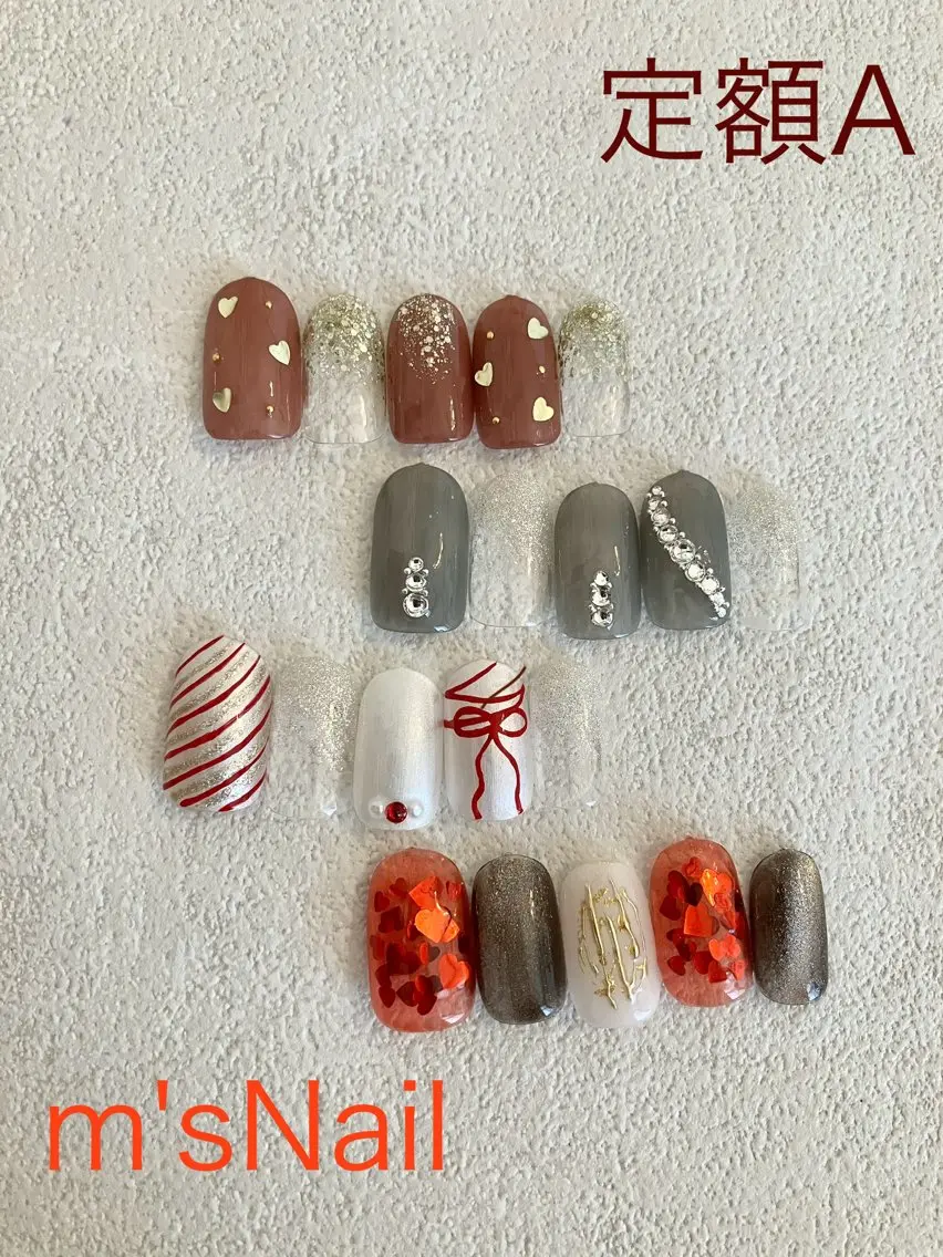 ネイル ジェルネイル パラジェル ハンドネイル m'sNail 福岡西区 ネイルのネイルデザイン