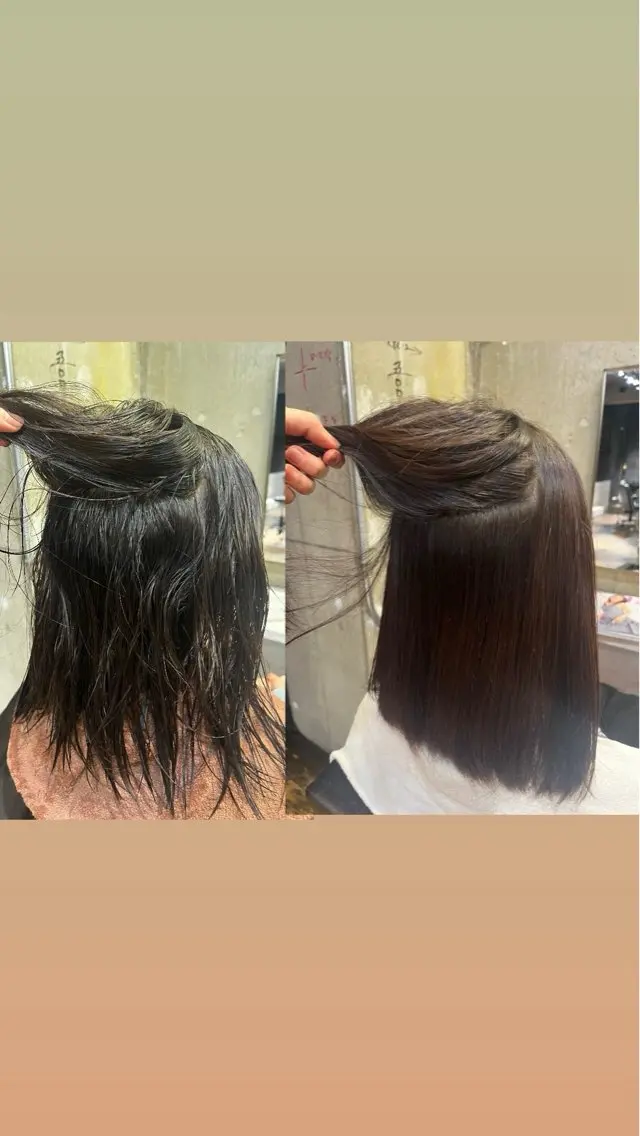 パーマ ストレートパーマ パーマ 縮毛矯正 縮毛矯正/カラー 募集中  蓮太朗のヘアスタイル