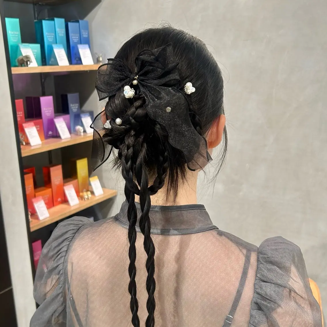 ヘアアレンジ 透明感カラー🫧 ✴︎meiのヘアスタイル