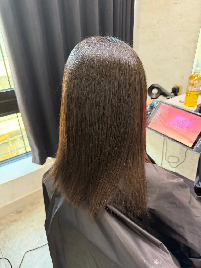 セミロング ⭐️縮毛矯正特化 小松邦彦⭐️のヘアスタイル