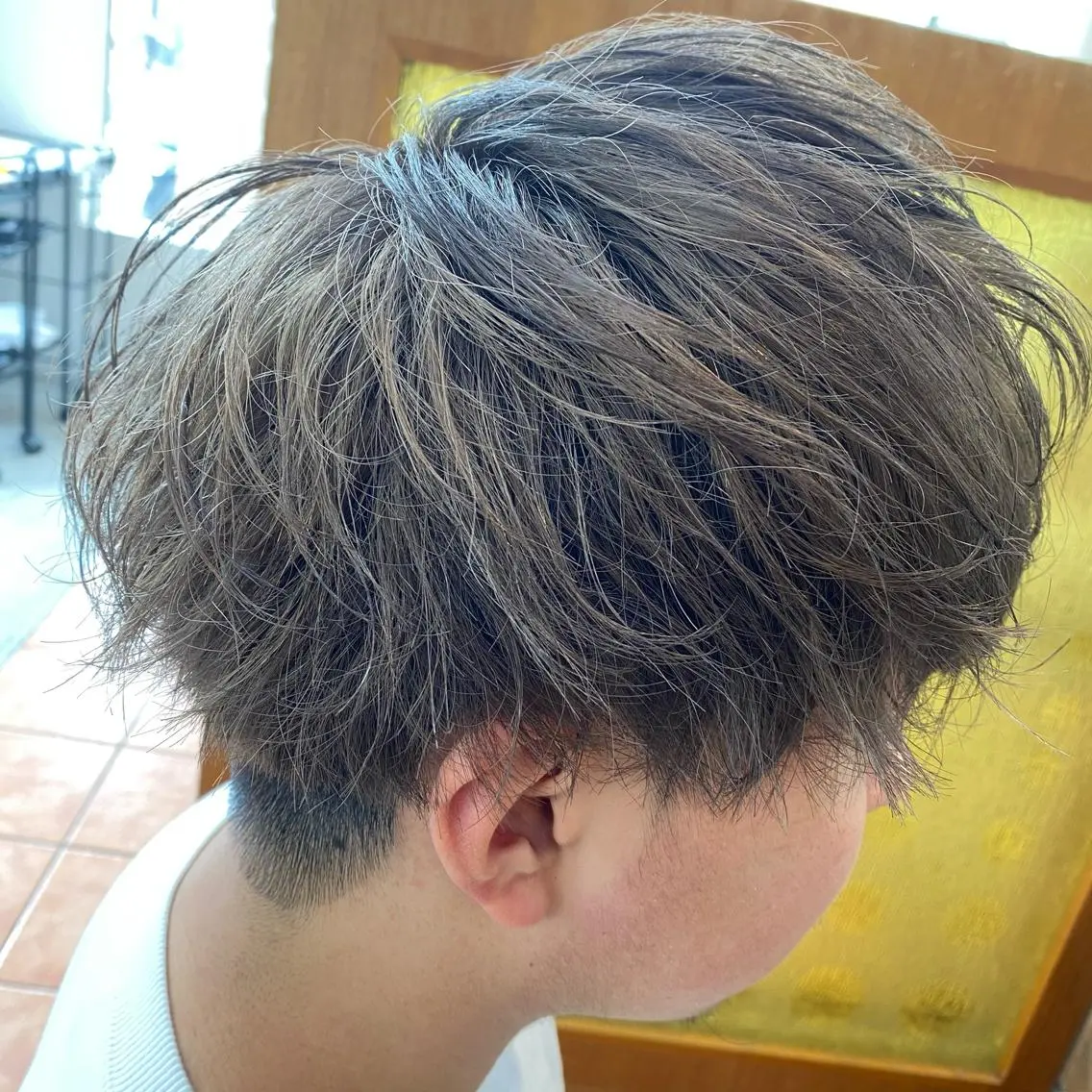 カラー メンズ グレージュ カット ヘアカラー トリートメント メンズ/韓国レイヤー /透明感カラー那須野のヘアスタイル