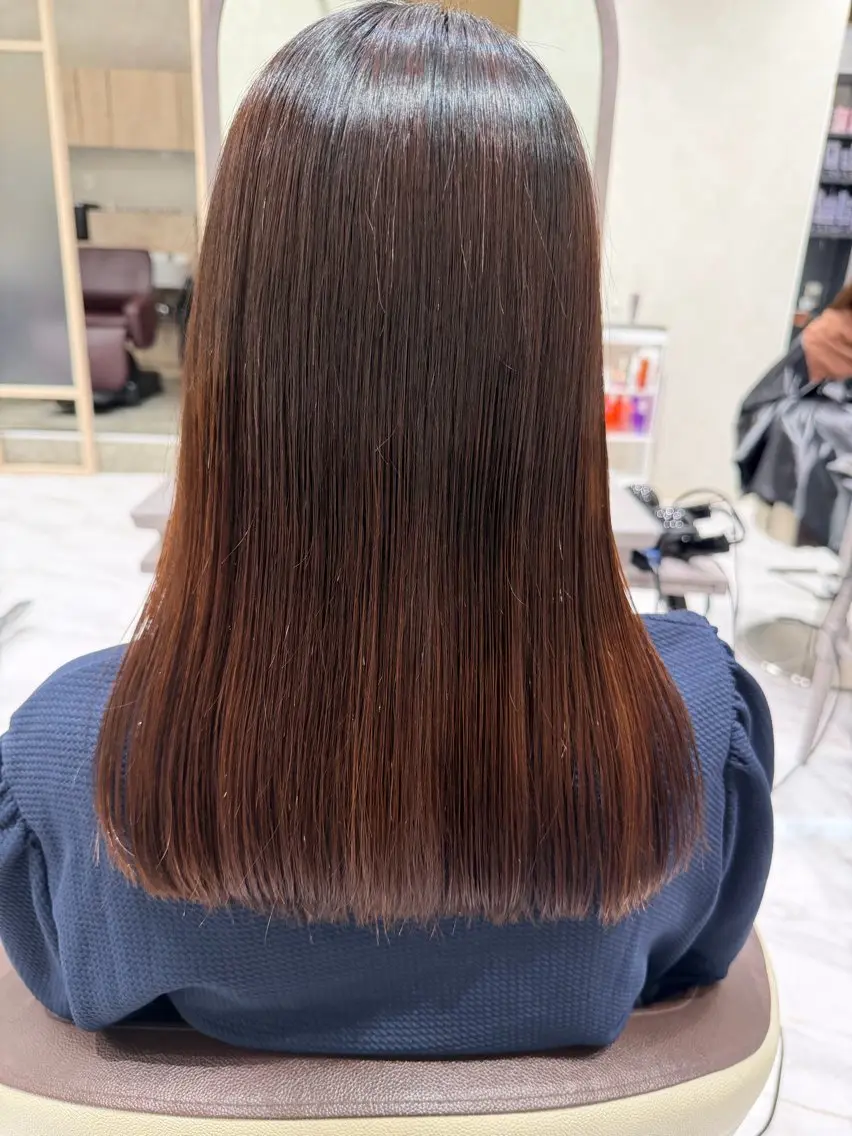 ロング トリートメント 韓国風🌷✨ 守屋紗希のヘアスタイル