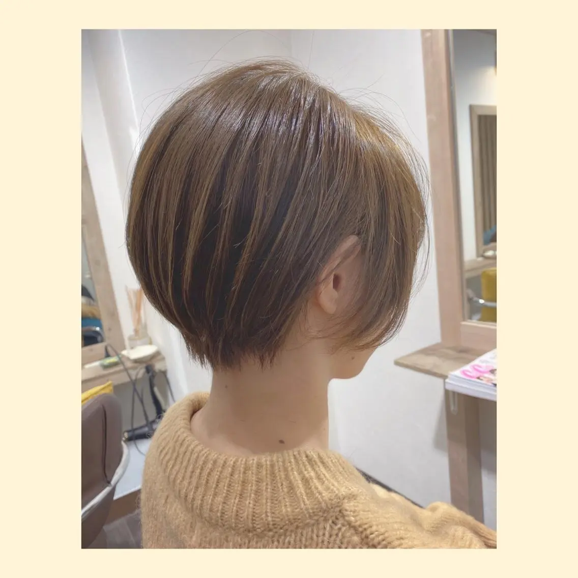 ショート カラー カット トリートメント ヘッドスパ 🌈ショート/レイヤ ーカット/中村崇宏のヘアスタイル