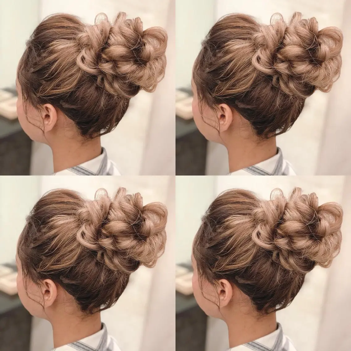 ロング ヘアアレンジ お団子ヘア ヘアセット 🌷MAYU 🌷のヘアスタイル