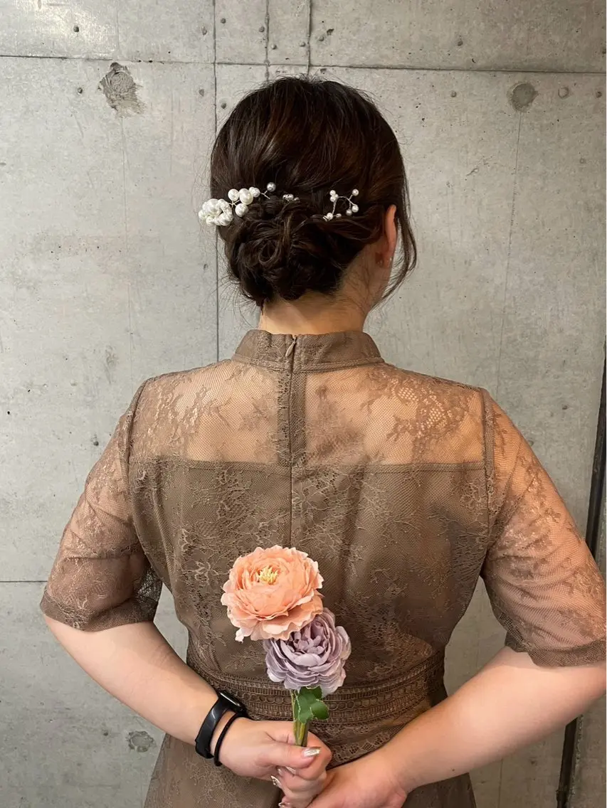 ロング ヘアアレンジ ヘアセット 美髪× ヘアセット✨Araiのヘアスタイル