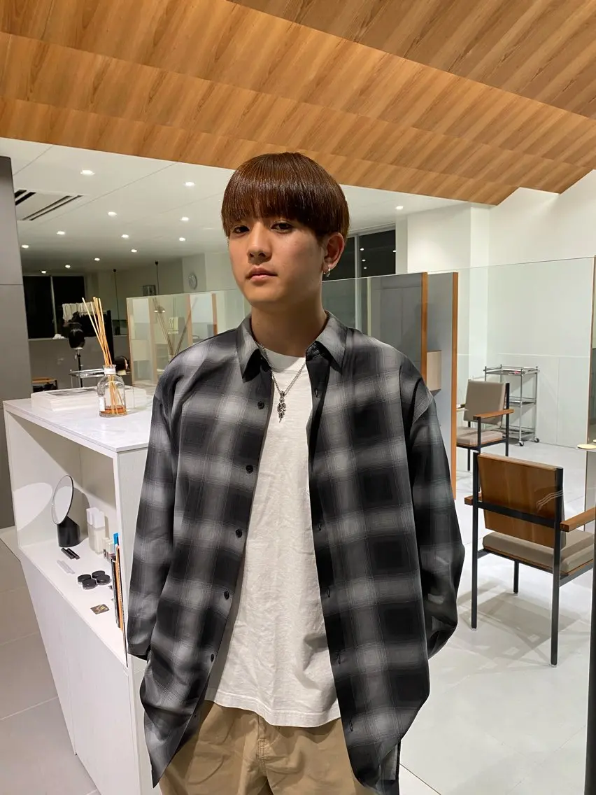 メンズ シャドウパーマ 田形清流のヘアスタイル