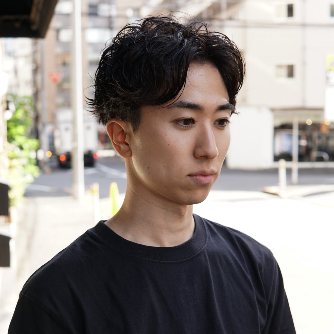 メンズ センターパート メンズパーマ 刈り上げ カット パーマ メンズヘア/ショート ヘア/takuyaのヘアスタイル