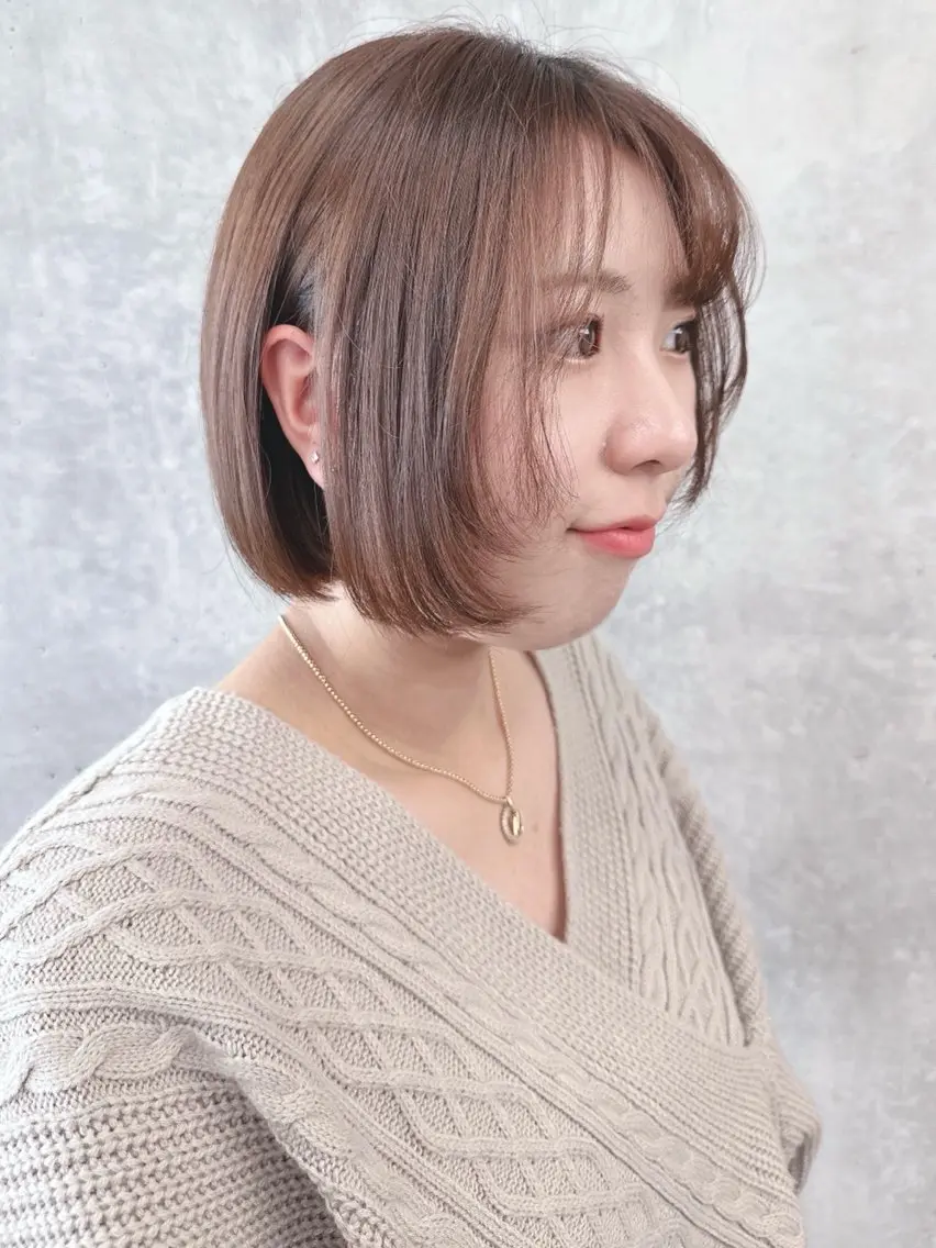 ショート ボブ/ゆるふわ ボブパーマ/とういのヘアスタイル