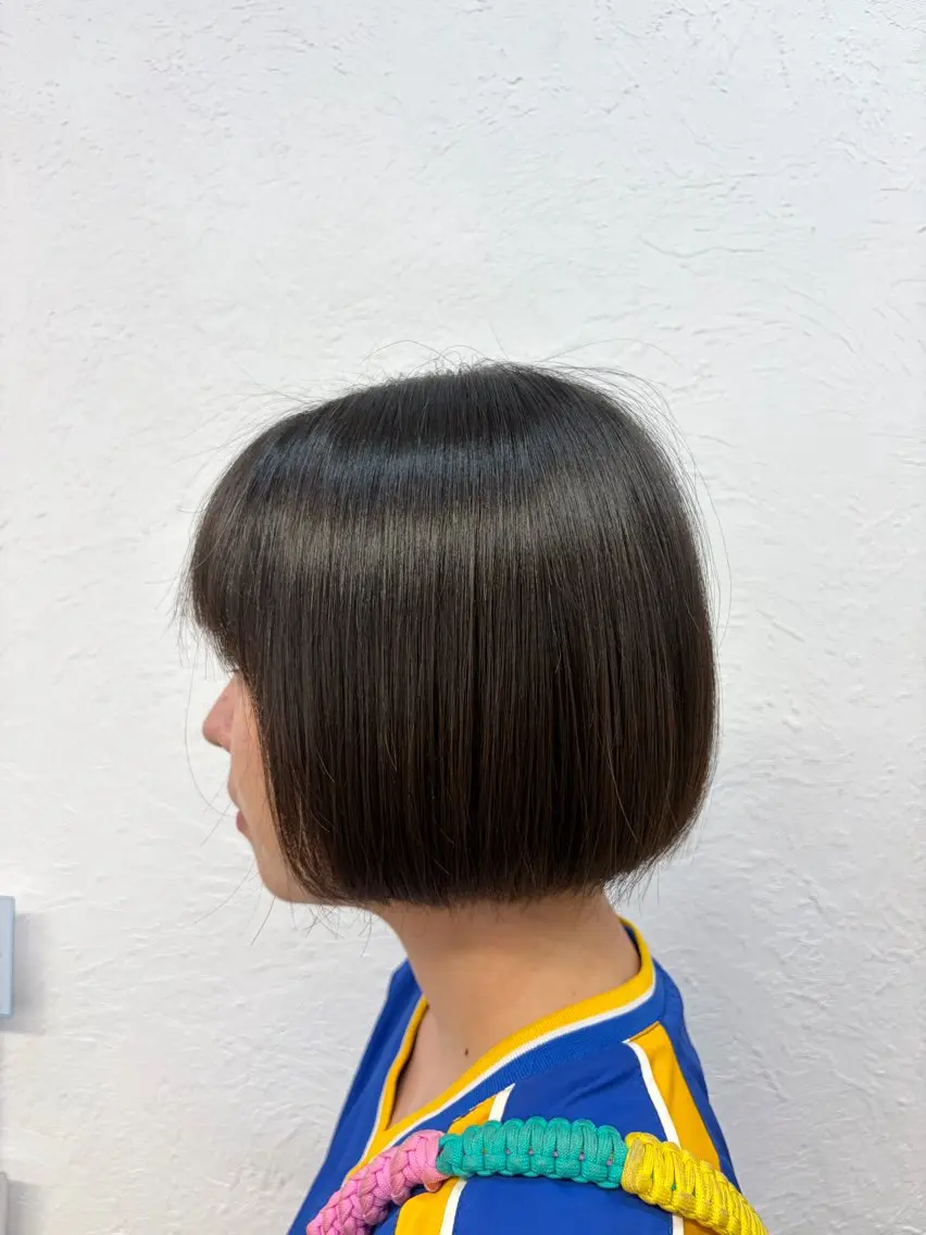 縮毛矯正全体の写真