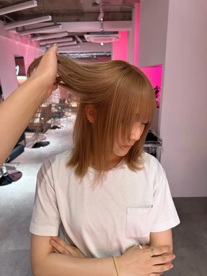 カラー レイヤー/エクステ/ カラー/MAHIROのヘアスタイル