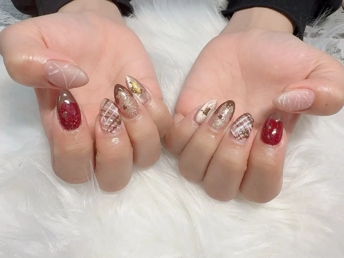 ネイル バレンタイン Mimi Nailのネイルデザイン