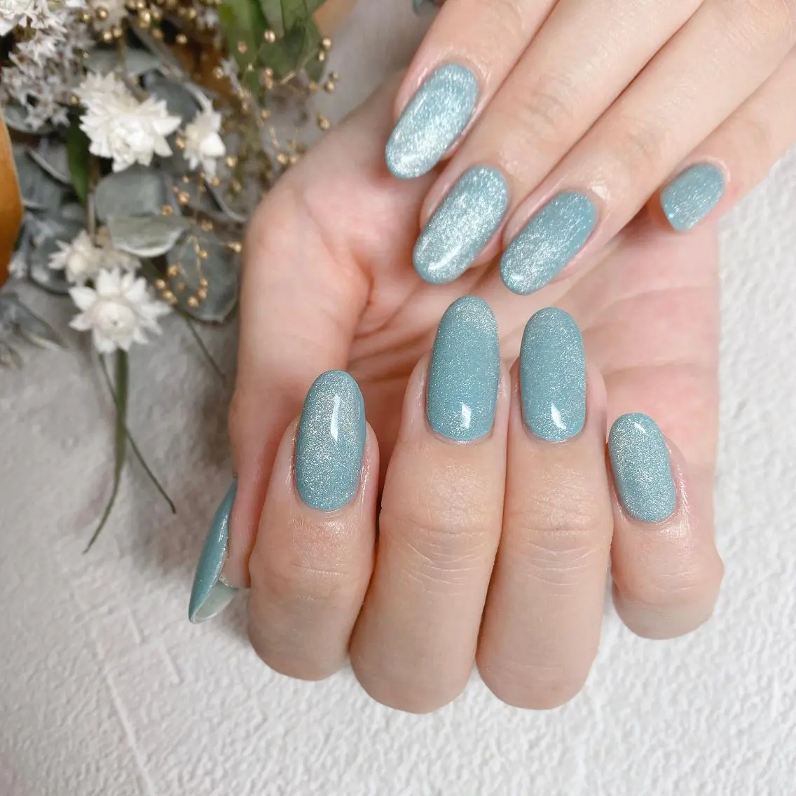 ネイル マグネットネイル coconailミユ 🎀のネイルデザイン