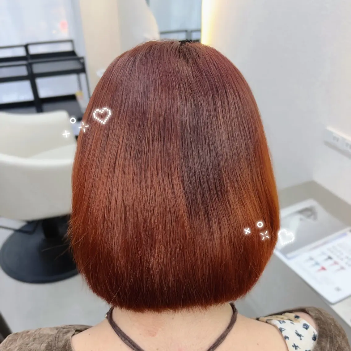 ミディアム カラー ヘアアレンジ ヘアカラー 🩷ワンカラーモデル / れいな🩷のヘアスタイル
