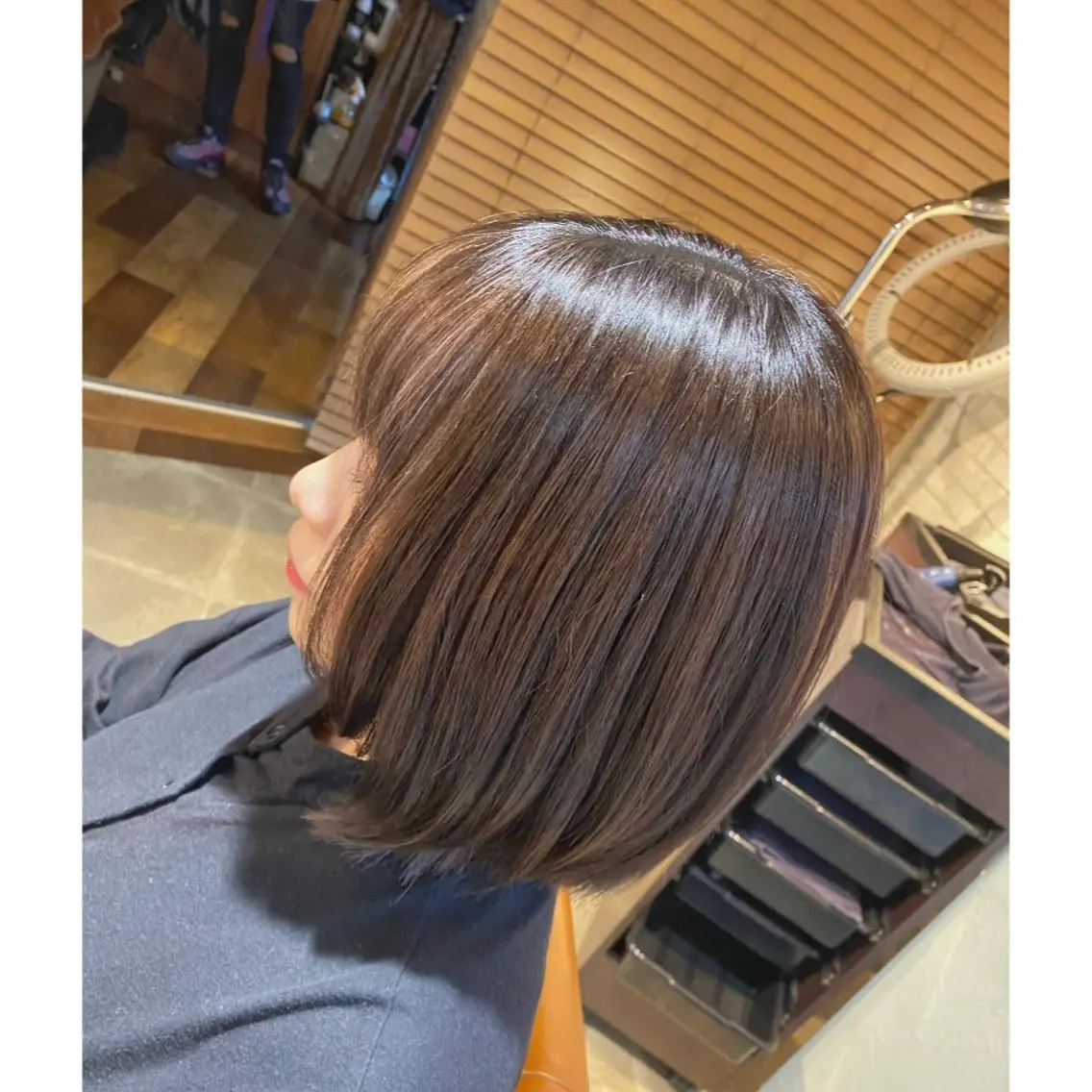カラー カット 縮毛矯正 トリートメント 🩵盛れる顔周りヘア EMI🩵のヘアスタイル