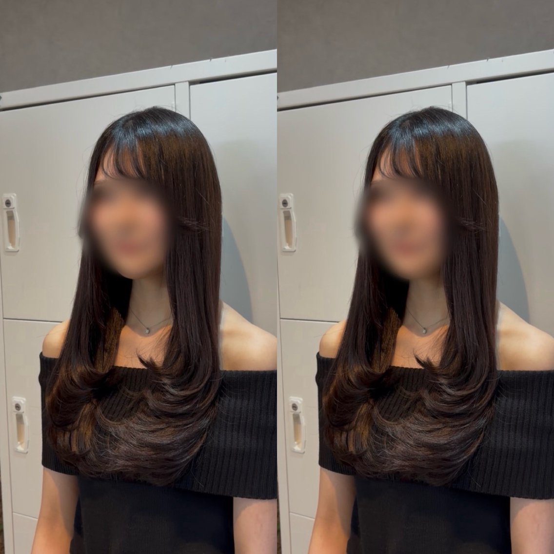 ロング カラー ブラウンカラー レイヤーカット カット ヘアカラー トリートメント モデル様募集中🍒 りおのヘアスタイル