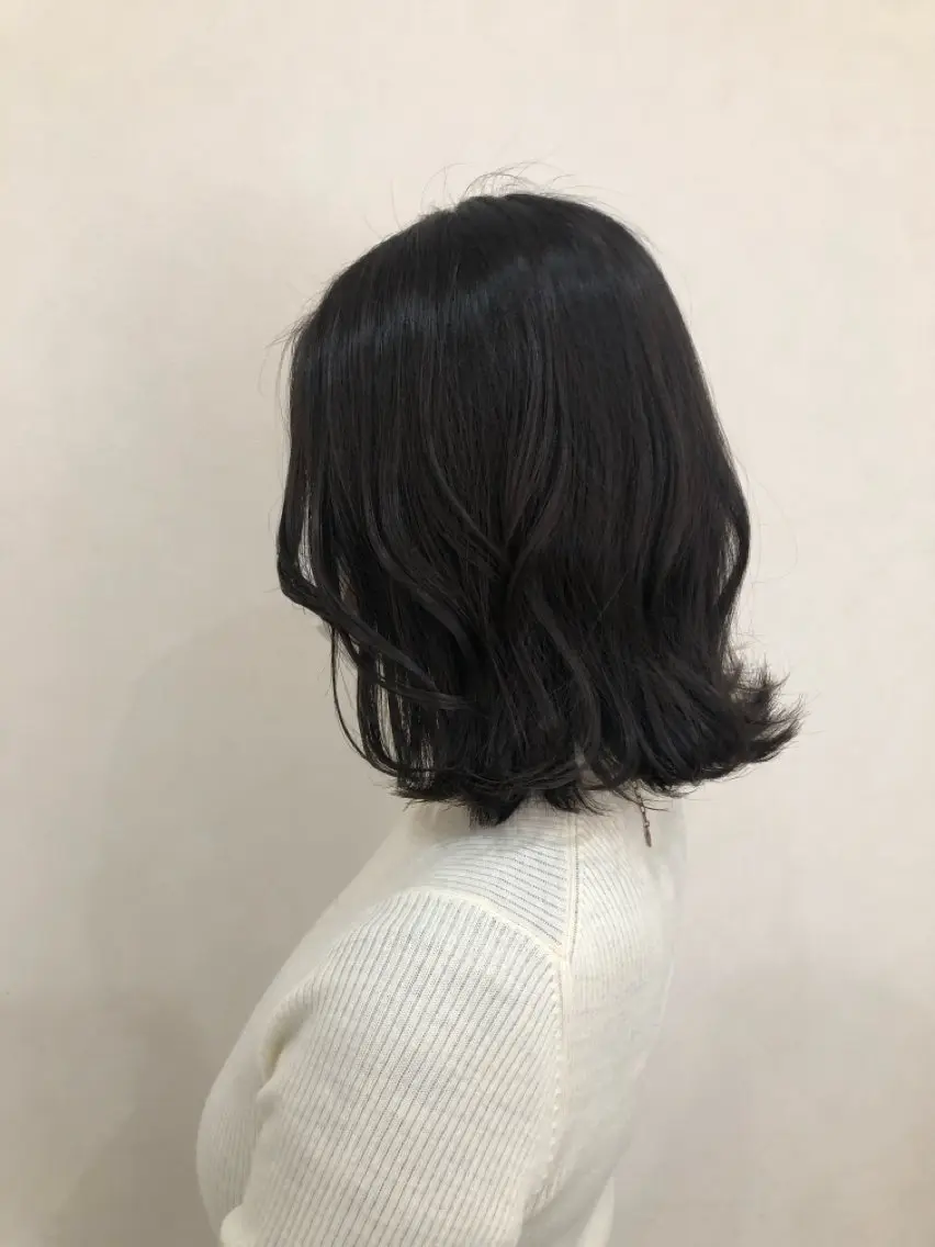 ミディアム 外ハネヘア 佐々木 政徳のヘアスタイル
