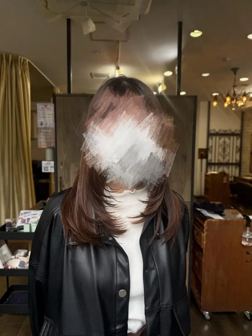 ロング レイヤーカット カット ティセラ/ カットモデル募集中のヘアスタイル