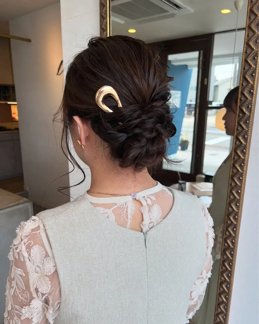 セミロング ヘアセット letterby novel はるみのヘアスタイル