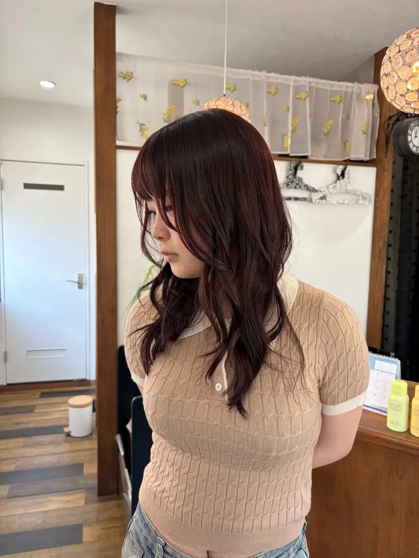 カラー ヘアカラー カラーモデル募集🩰 Amiのヘアスタイル