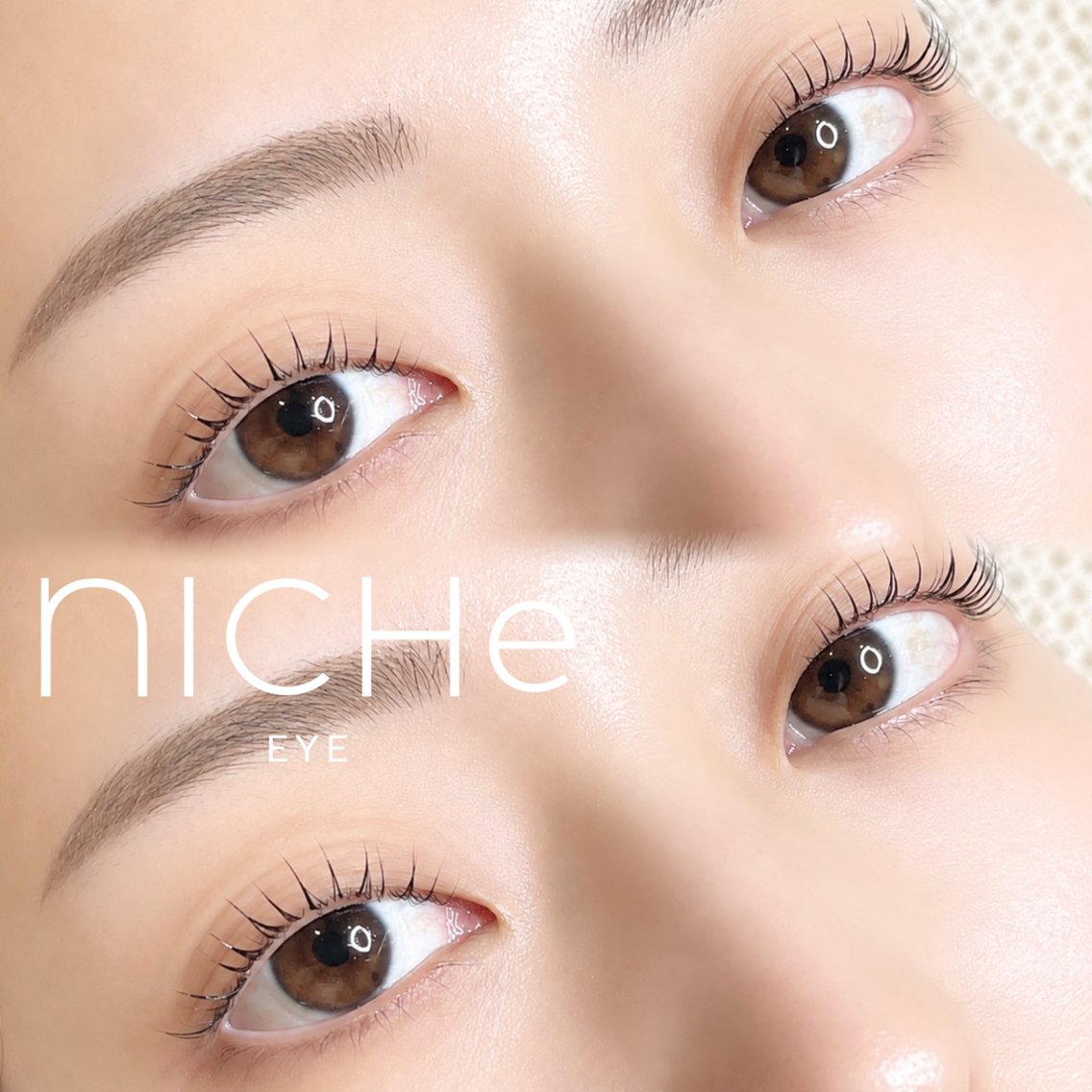 マツエク・マツパ マツパ niche eye KAHOのマツエク・マツパデザイン