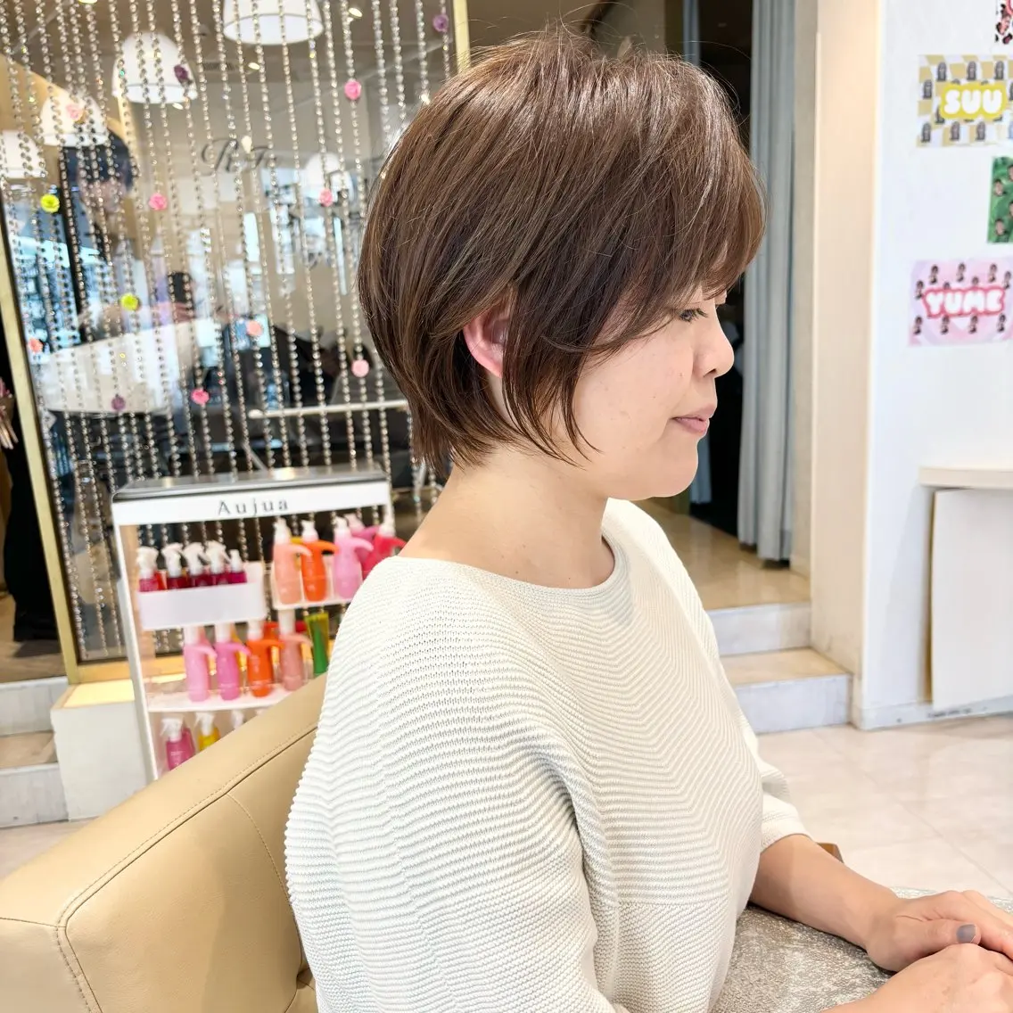 【新規／女性限定】似合わせカット+トレンドカラー+高保湿ケア✨の写真