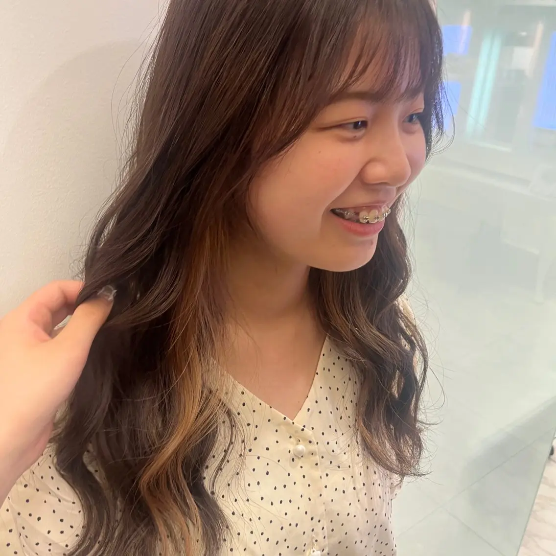 ロング ヘアカラー 🌸銀座No.1パー マ🌸いでいあやのヘアスタイル