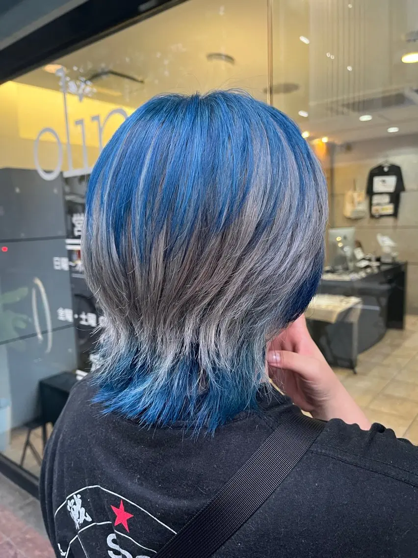 ミディアム カット ヘアカラー トリートメント 坂谷 BUCKS/縮毛矯正のヘアスタイル