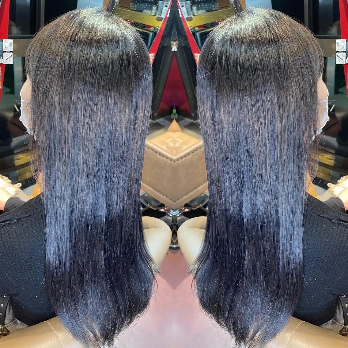ロング カラー ブリーチ ケアブリーチ グラデーションカラー ピンクカラー 👑派手髪/カット 👑ANRYのヘアスタイル