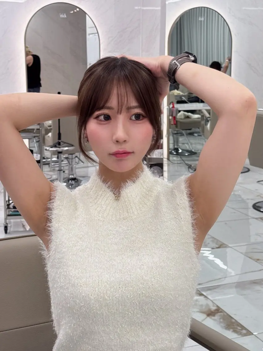 ロング のり🐼顔まわり/ 韓国/レイヤーカットのヘアスタイル