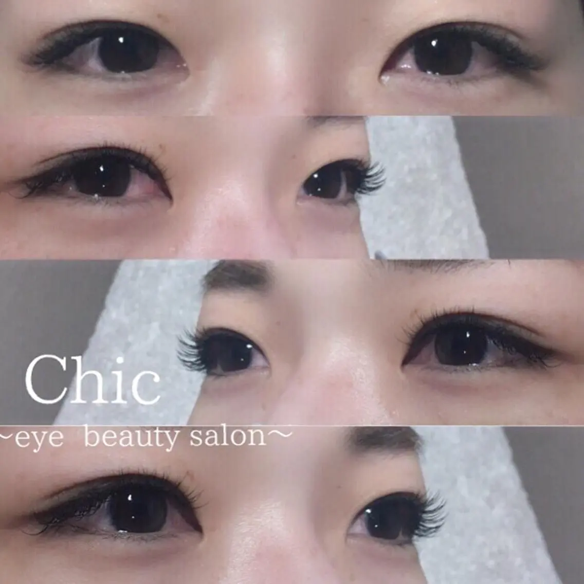 マツエク・マツパ Cカール Chic ATSUKOのマツエク・マツパデザイン
