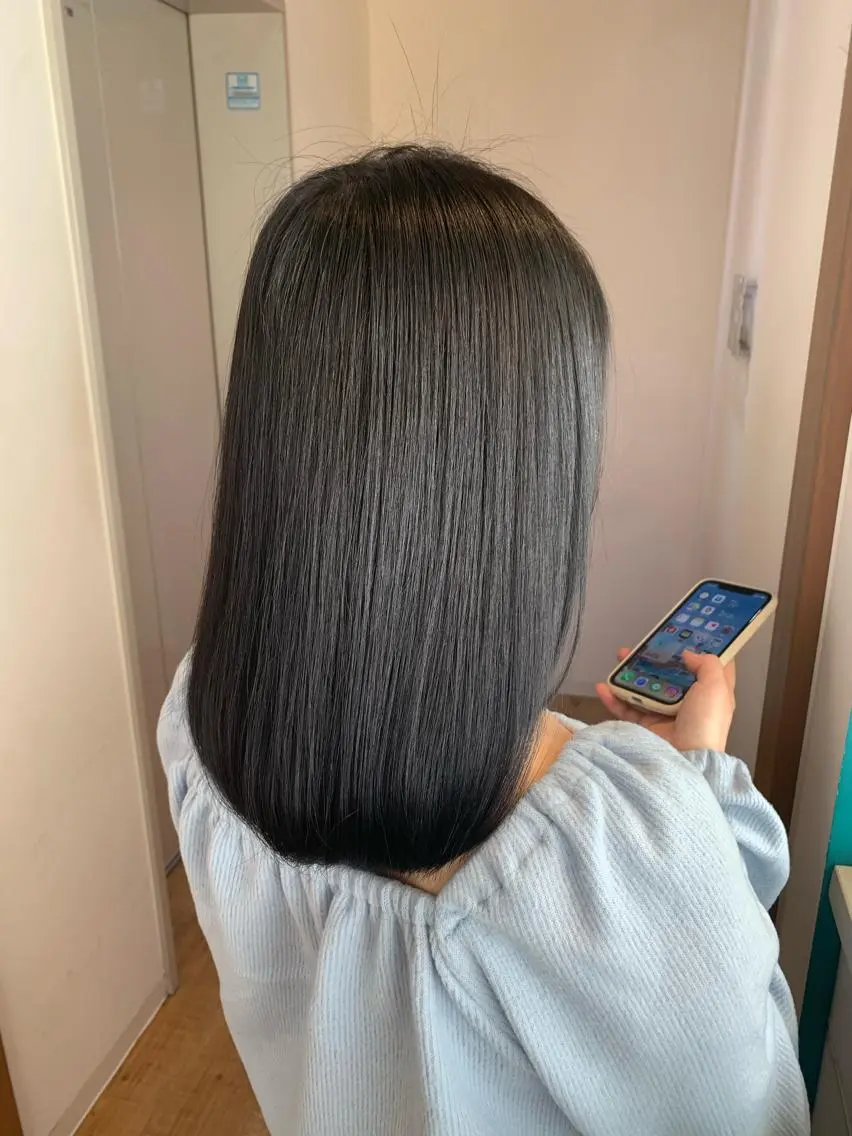 ❤️minimo限定❤️カット+ファイバープレックスケア縮毛矯正+3STEPハホニコトリートメントの写真