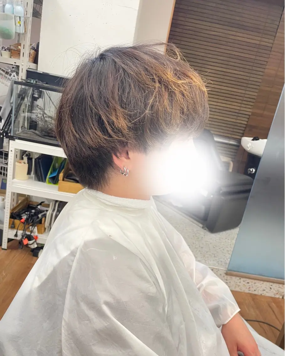 メンズカットの写真