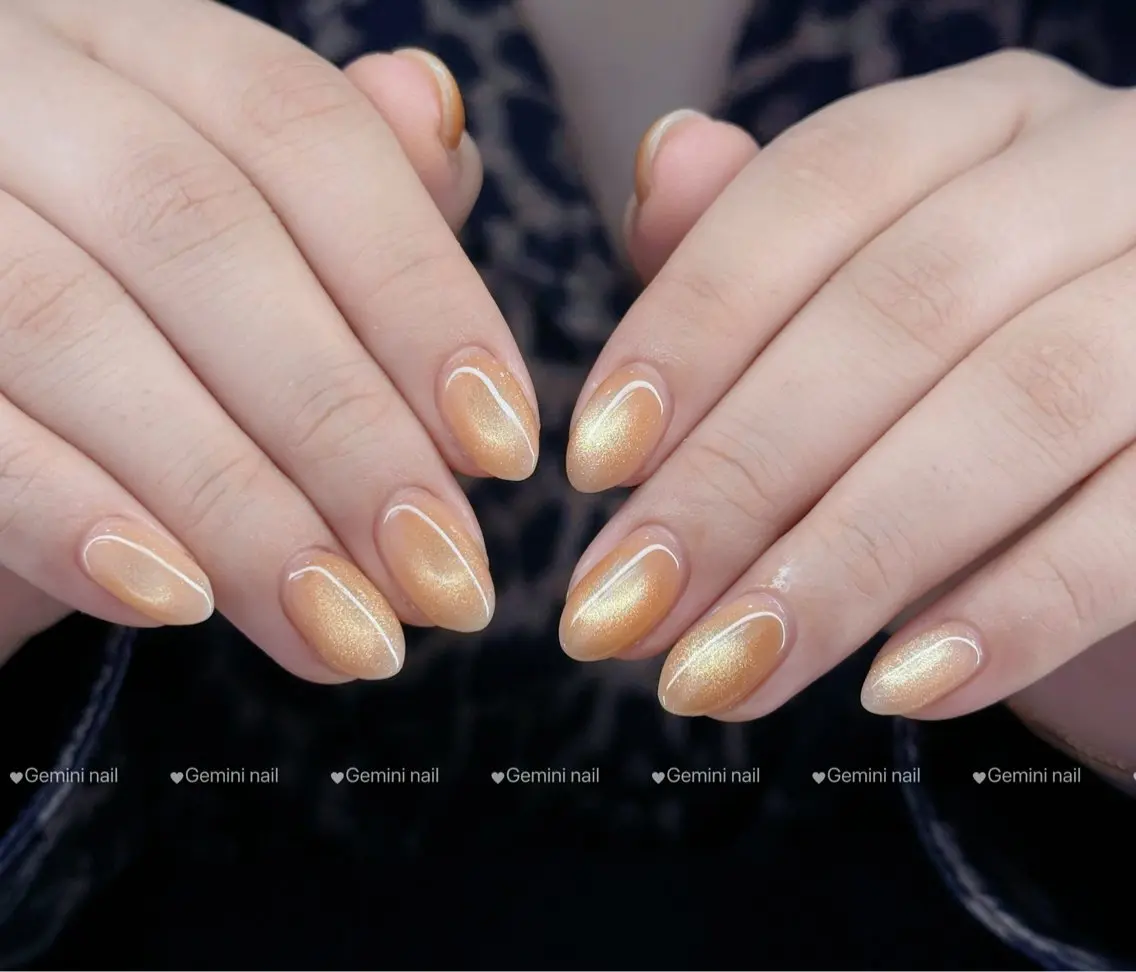 ネイル マグネットネイル Gemini nail.Yukiのネイルデザイン
