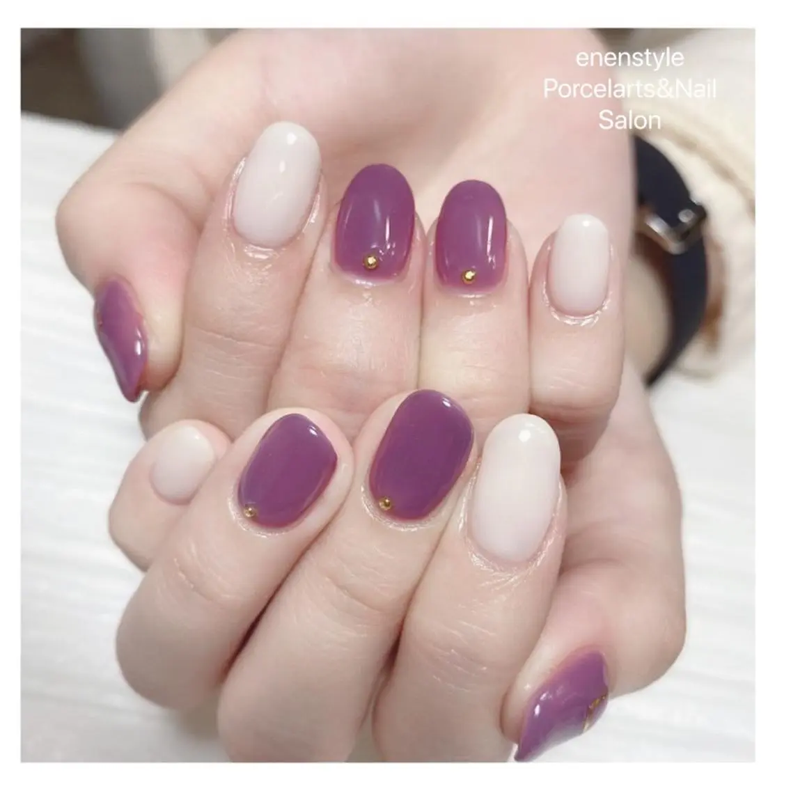 ショート ネイル ハンドネイル 🐾enen style 🐾のネイルデザイン