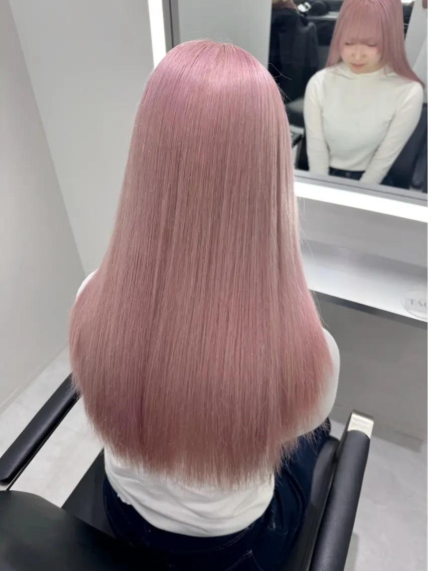 💜ブリーチ+カラー💜(ロング)の写真