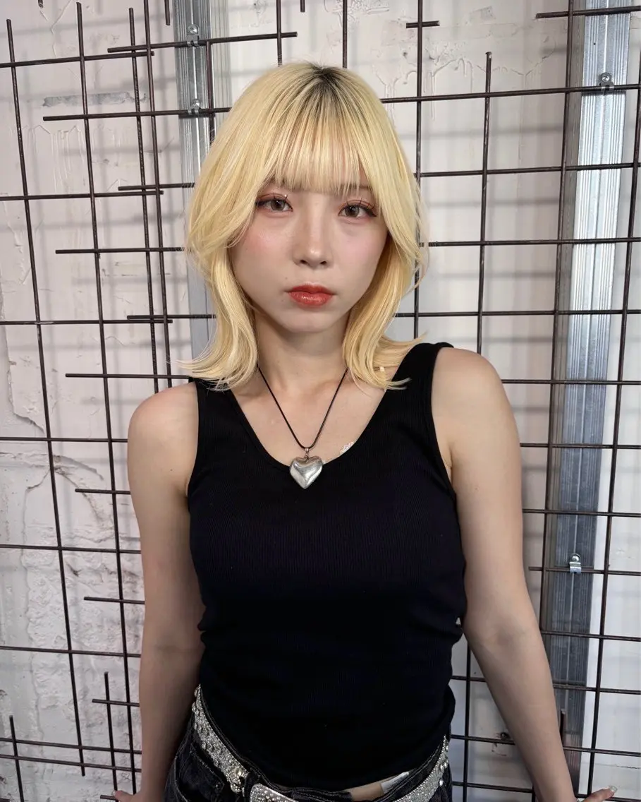 🖤カット＋ダブルカラーの写真