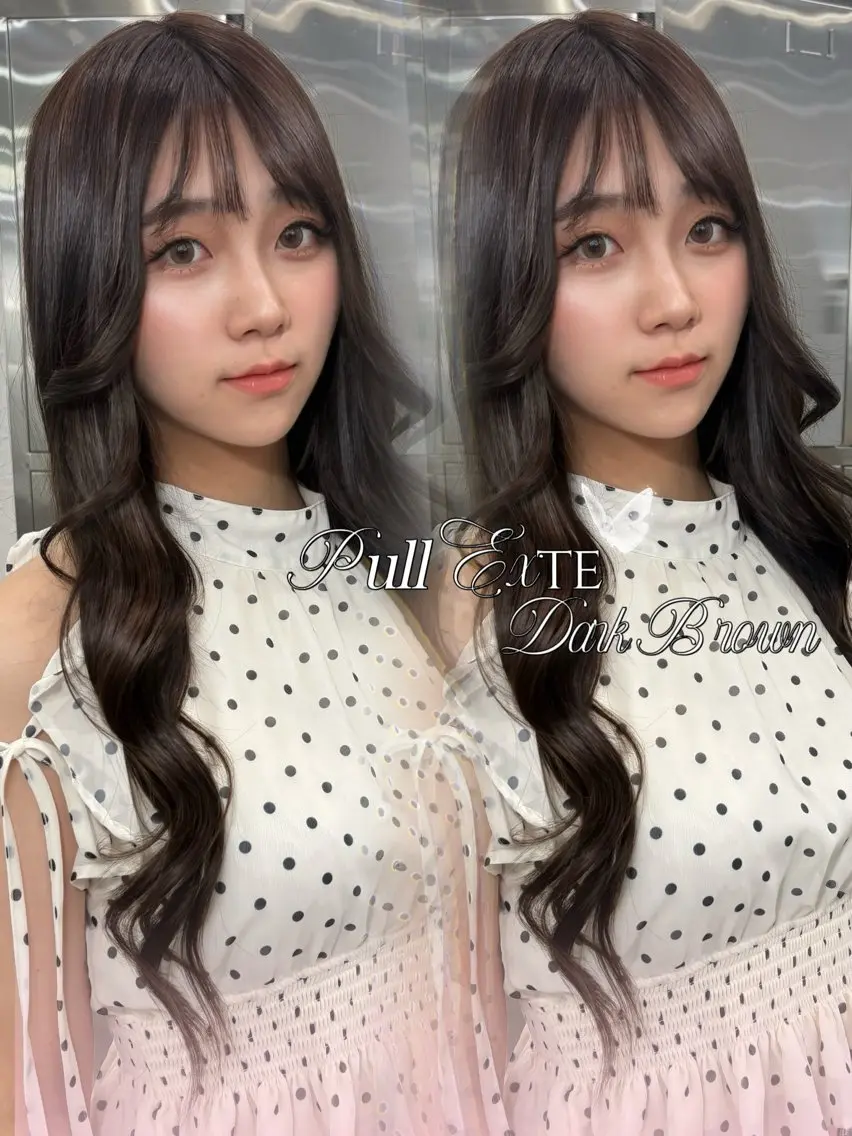 ロング プルエクステ エクステ ハイライト 韓国風ヘア レイヤーカット エクステ 🖤西嶋　桃花🖤 エクステ/レイヤーのヘアスタイル