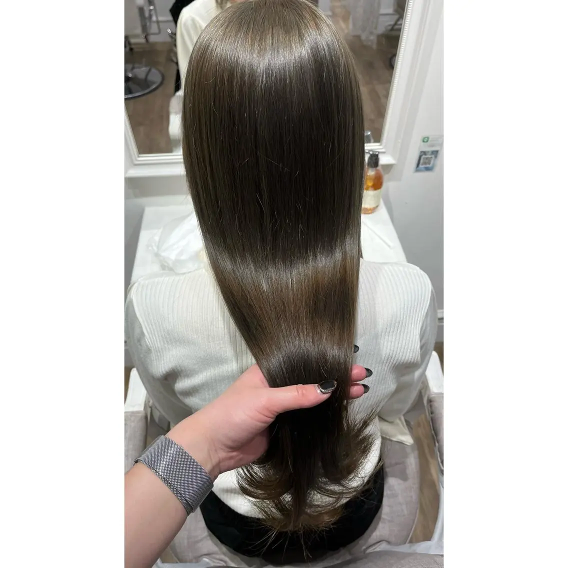 ロング カラー ヘアカラー トリートメント 梅田/髪質改善カラー ❄︎ mikiのヘアスタイル